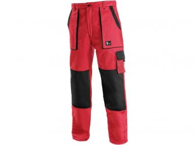 Kalhoty CXS LUXY JOSEF červeno-černé