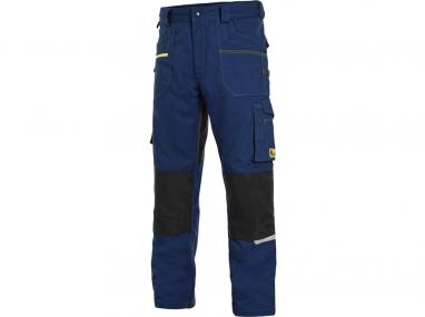 Kalhoty pas CXS STRETCH tmavě modré-černé