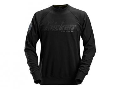 Mikina Snickers Logo SW černá