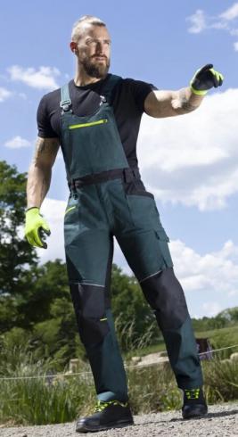 Kalhoty laclové ARDON 4Xstretch tmavě zelené