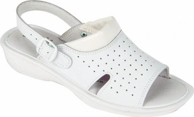 Obuv sandál CXS LIME dámský kožený bílý