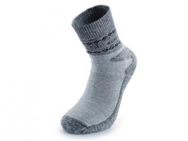 Ponožky CXS SKI froté zimní šedé 