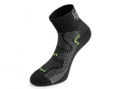 Ponožky SOFT černo-žluté