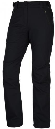 Kalhoty NORTHFINDER GARNET dámské softshellové black