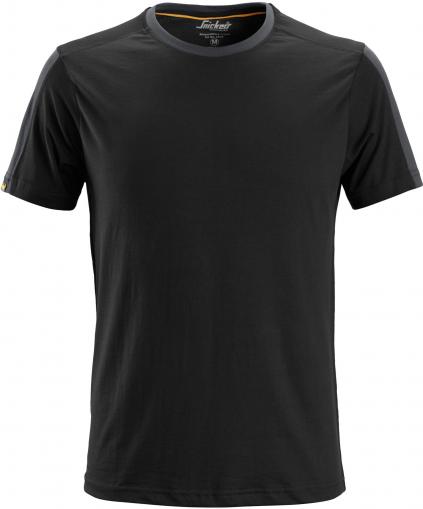 Tričko SNICKERS AllroundWork s krátkým rukávem černé