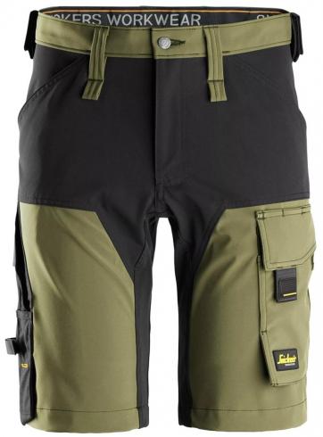 Kraťasy SNICKERS AllroundWork Full Stretch khaki