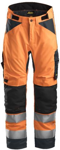 Kalhoty SNICKERS AllroundWork zimní 37.5® reflexní třída 2 oranžové