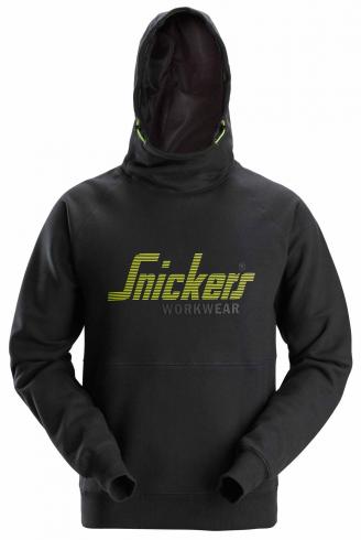 Mikina SNICKERS Workwear s kapucí černá