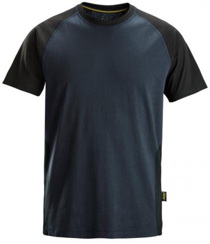 Tričko SNICKERS s krátkým raglánovým rukávem modro-černé