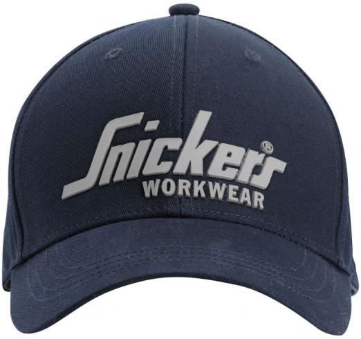 Kšiltovka SNICKERS s 3D logem Snickers Workwear modrá
