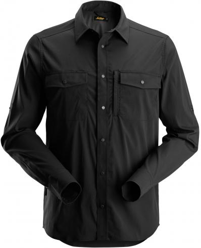 Košile SNICKERS LiteWork funkční s dlouhým rukávem černá