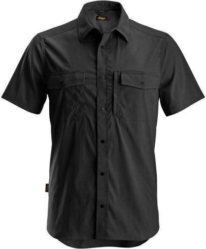 Košile SNICKERS LiteWork funkční s krátkým rukávem černá