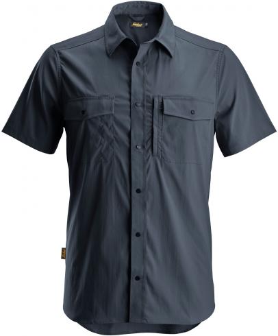 Košile SNICKERS LiteWork funkční s krátkým rukávem tmavě modrá