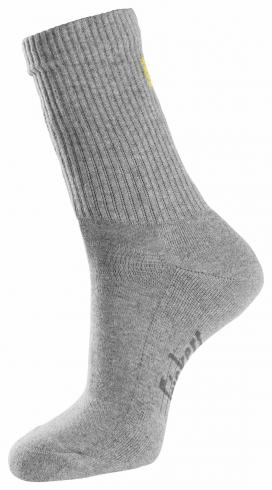 Ponožky SNICKERS bavlněné šedé trojbalení